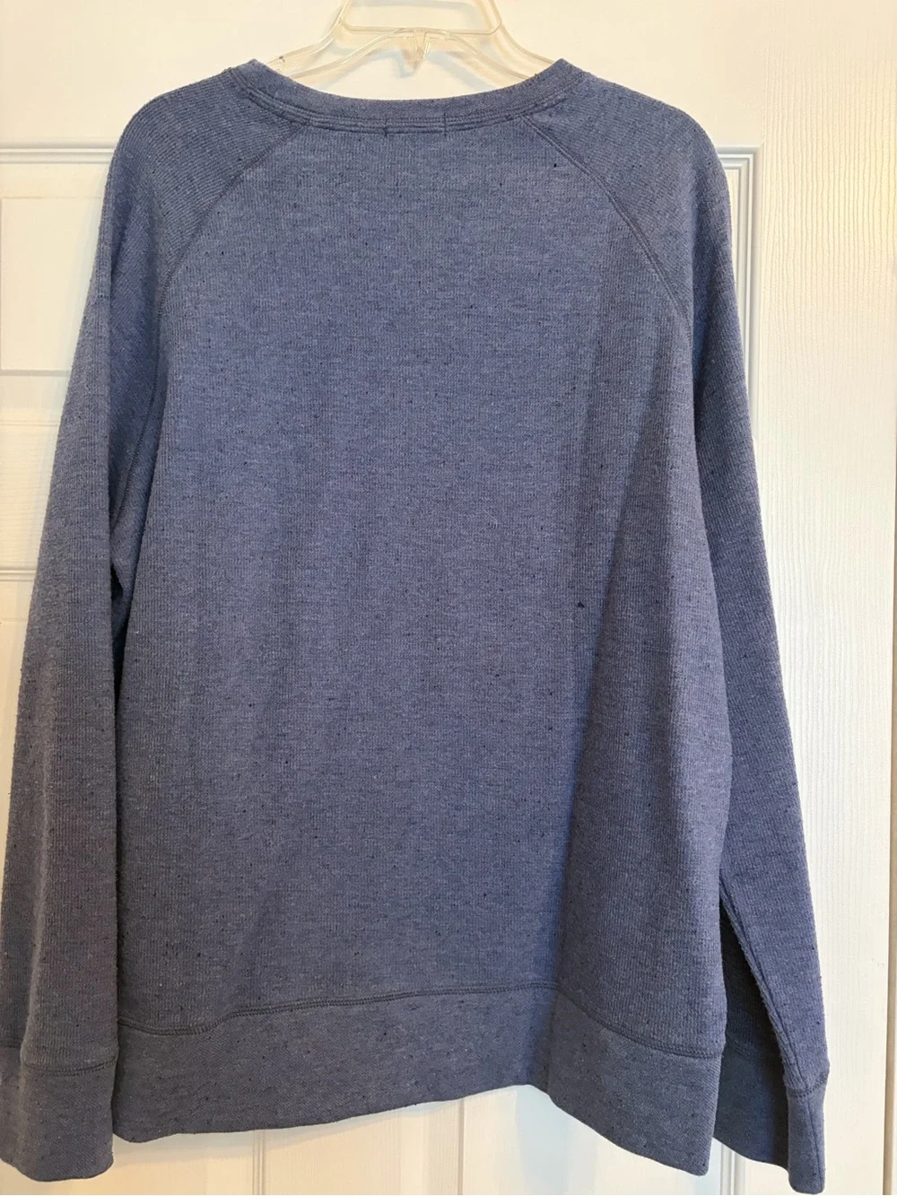 Banana Republic Men’s Heathered Indigo Crewneck Sweater